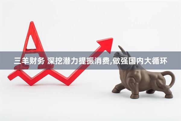 三羊财务 深挖潜力提振消费,做强国内大循环