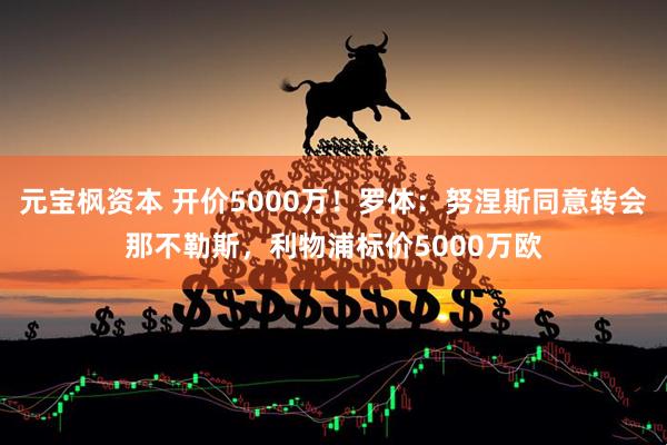 元宝枫资本 开价5000万！罗体：努涅斯同意转会那不勒斯，利物浦标价5000万欧