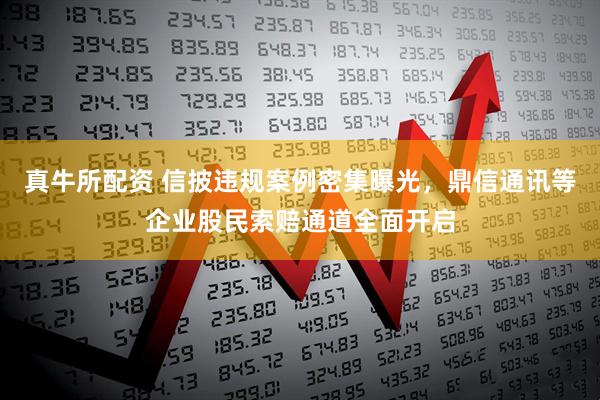真牛所配资 信披违规案例密集曝光，鼎信通讯等企业股民索赔通道全面开启