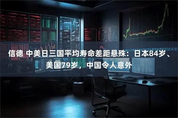信德 中美日三国平均寿命差距悬殊：日本84岁、美国79岁，中国令人意外